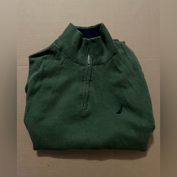 Nautica Green Longsleeve Sweater - Picture 1 of 4